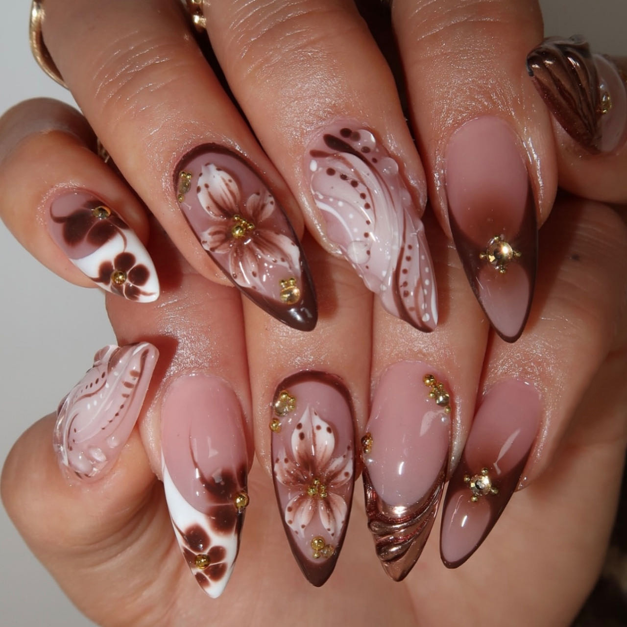 Medium fake nails for women gr - Nail Art Press On ulasan dan harga